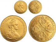 10 roubles 1778 year