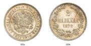 2 markkaa 1872 year