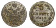 5 groszy 1819 year