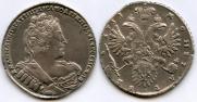 1 рубль 1733 года