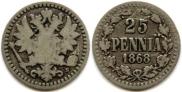 25 pennia 1868 year