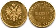 20 markkaa 1904 year