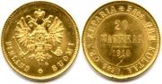 20 марок 1910 года