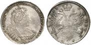 1 rouble 1733 year