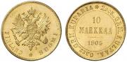 10 markkaa 1905 year