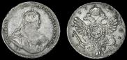 1 рубль 1740 года