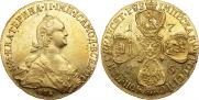10 roubles 1776 year