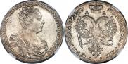 1 rouble 1727 year