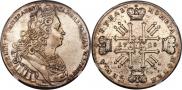 1 рубль 1728 года