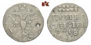 Grivennik 1718 year