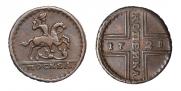 1 kopeck 1728 year