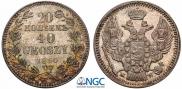 20 kopecks - 40 groszy 1850 year