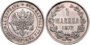 1 markka 1872 year