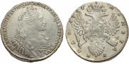 1 rouble 1737 year