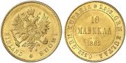 10 markkaa 1882 year