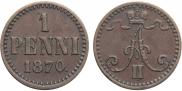 1 penni 1870 year