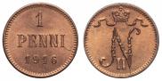 1 penni 1916 year