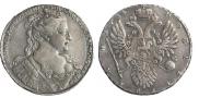 1 рубль 1734 года