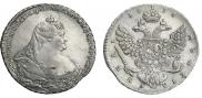 1 rouble 1738 year