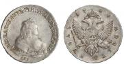 1 рубль 1744 года