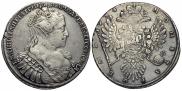 1 рубль 1734 года