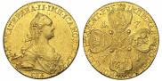 10 рублей 1774 года