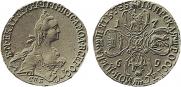 5 roubles 1769 year
