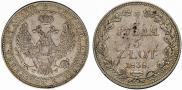 3/4 roubles - 5 złotych 1838 year