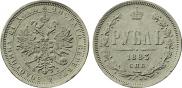 1 rouble 1883 year
