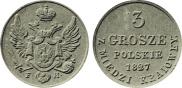 3 grosze 1827 year