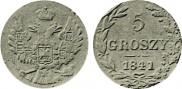 5 groszy 1841 year