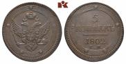 5 kopecks 1802 year