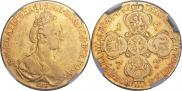 10 roubles 1780 year