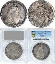 1 rouble 1738 year