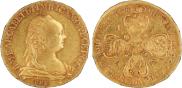 10 roubles 1757 year