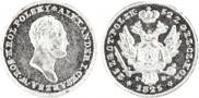 25 złotych 1825 year