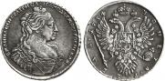 1 rouble 1734 year