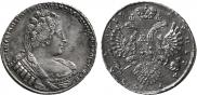 1 rouble 1733 year