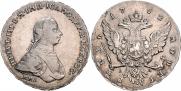 1 рубль 1762 года