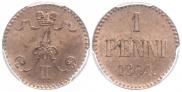 1 пенни 1864 года