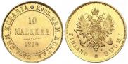 10 markkaa 1879 year