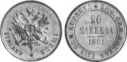 20 markkaa 1891 year