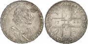 1 rouble 1724 year
