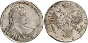 1 rouble 1733 year