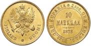 10 markkaa 1878 year