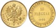 10 markkaa 1905 year