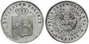 2 złote 1831 year