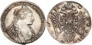 1 rouble 1734 year