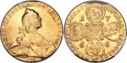 10 roubles 1766 year