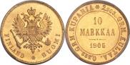 10 markkaa 1905 year